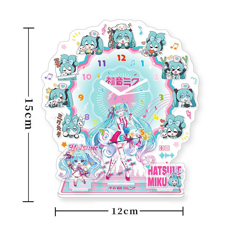 Event Support - Hatsune Miku Anime Acryl Klokstandaard Desktop