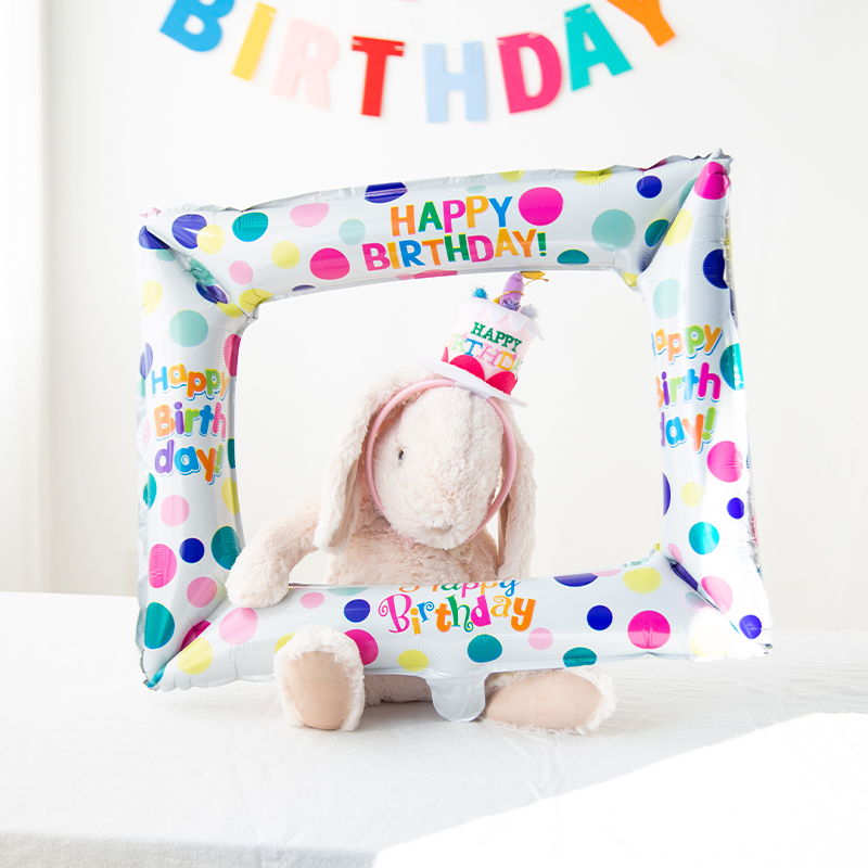 Photo Booth Frame - Fotolijst Ballonnen Kinderen Happy Birthday Party
