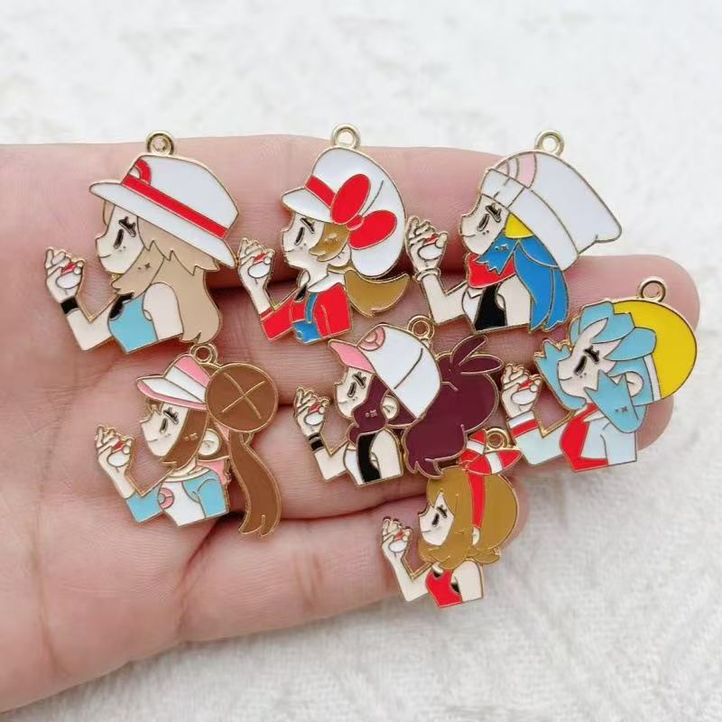 Event Party - 10 stuks Cartoon Girl Drip Oil