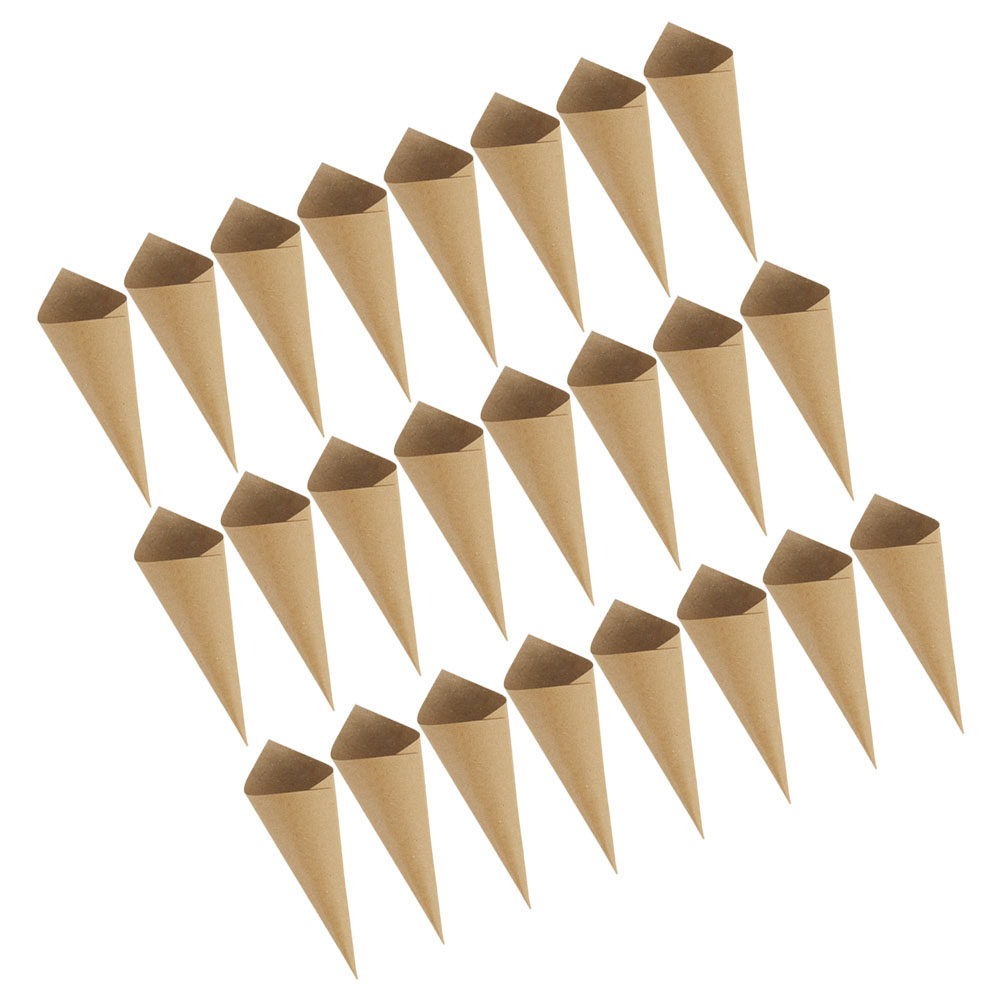 Papercraft Supply Confetti - 90 stuks papieren confetticones, opvouwbare bloemblaadjescones,