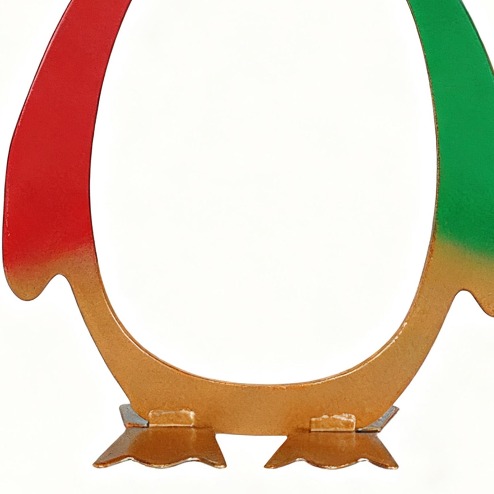 Centerpiece Stick - Theelichtkaarshouder Pinguïn Design Middelpunt Ornamenten Dierenkaarsenhouder