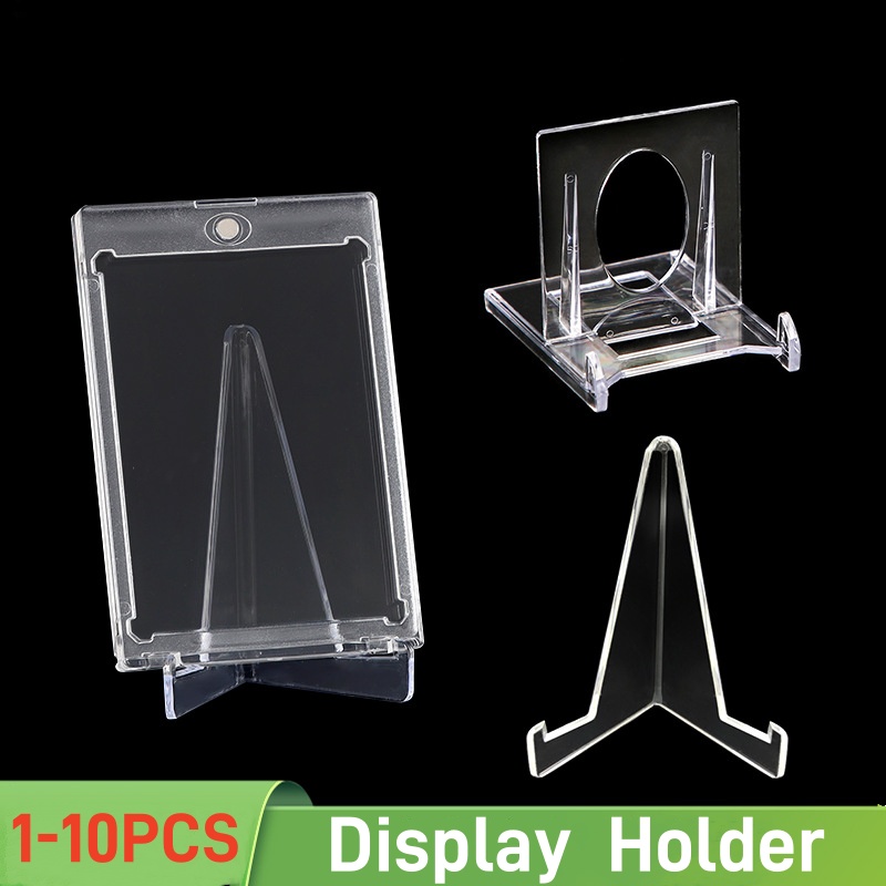 Event Support - Acryl displayhouder transparant driehoekig herdenkingsmunt klein