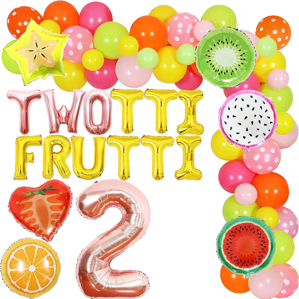 Balloon Arch Kit - Twotti Frutti meisjes verjaardagsfeestje decoratie, zomer