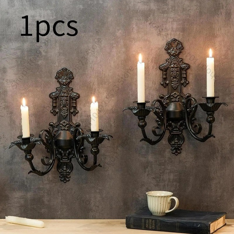 Centerpiece Stick - Metalen wandkaarsenkandelaars kandelaar wanddecoraties ideaal voor