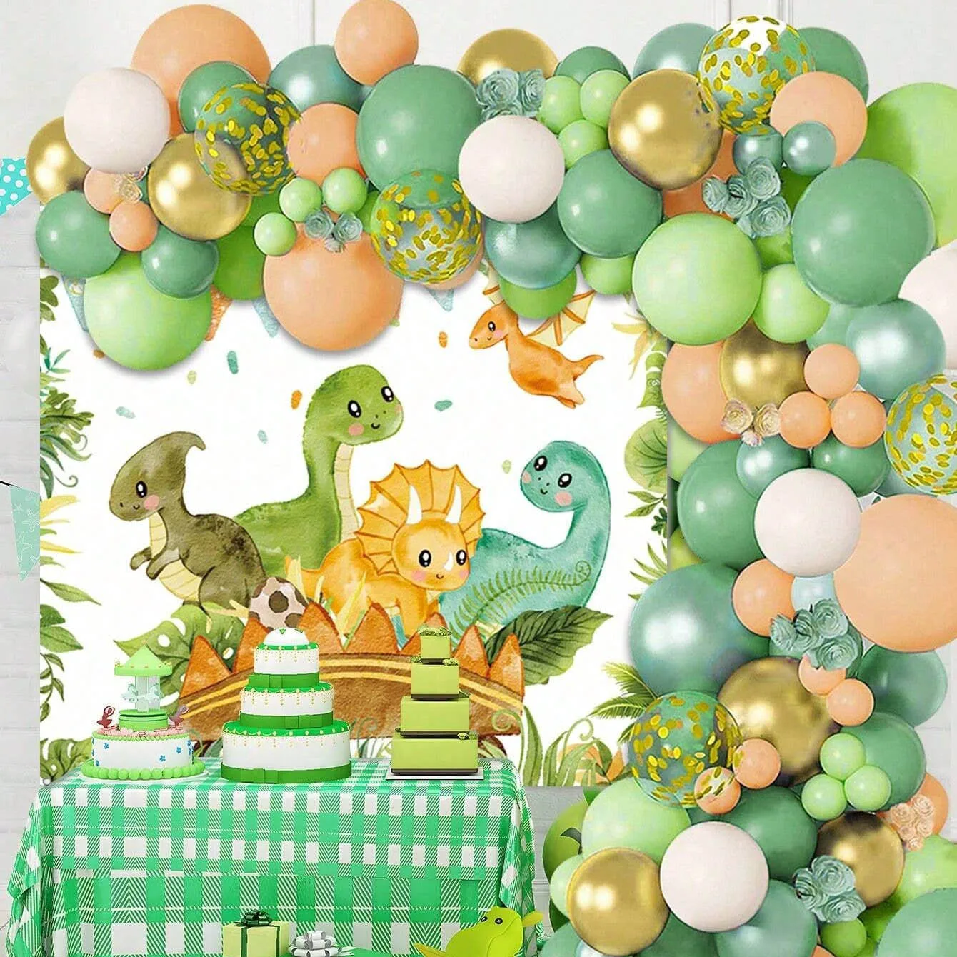 Balloon Arch Kit - Dinosaurus ballon set boog voor kinderverjaardag