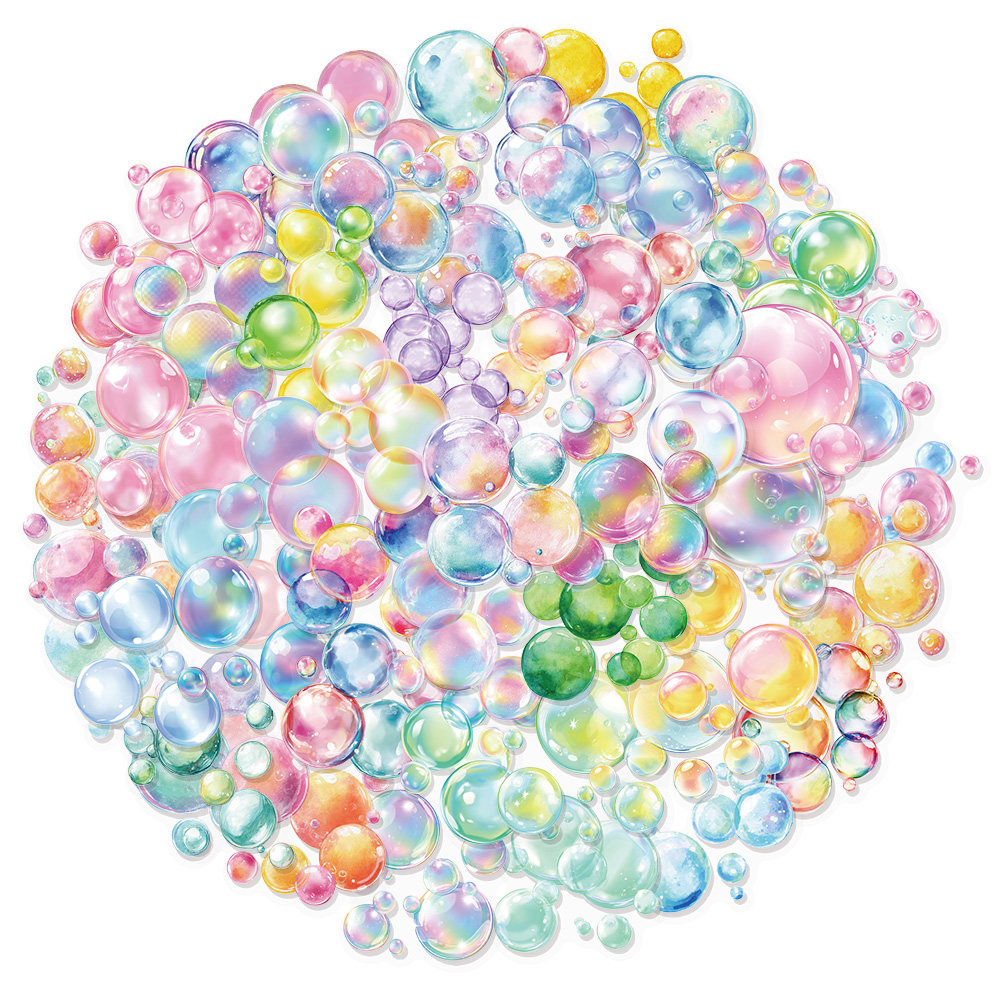 Plastic Cup 50Pcs - 50 STKS Kleurrijke Bubble Kleurrijke Graffiti