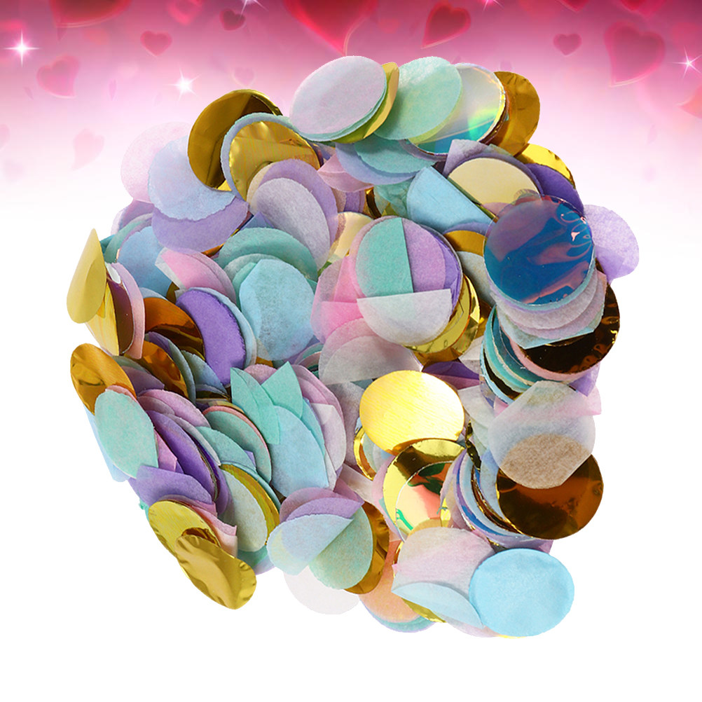 Papercraft Supply Confetti - 1 pak 50G elegante ronde papieren