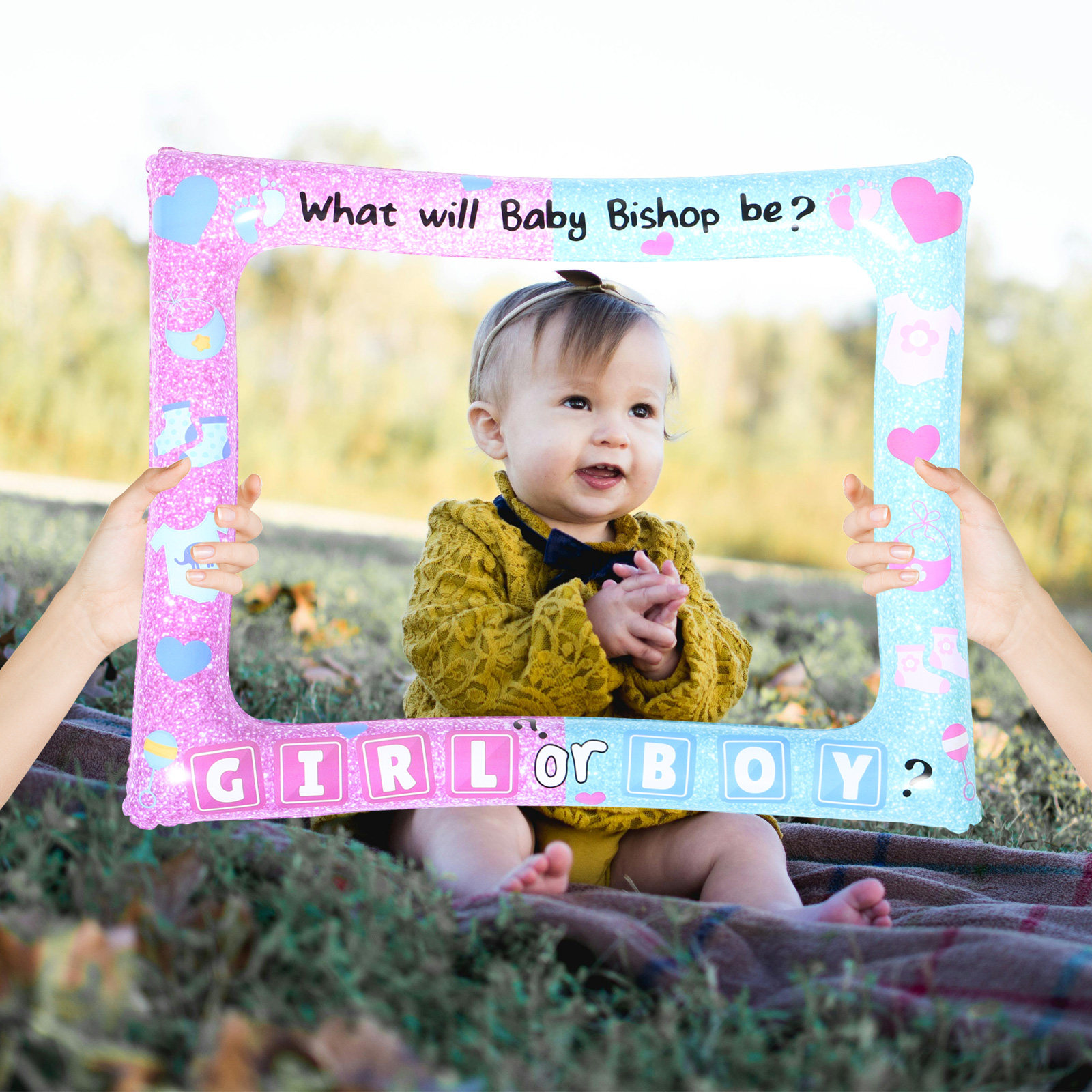 Baby Gender Reveal Fotohokje F - Photo Booth Frame recensie en prijs