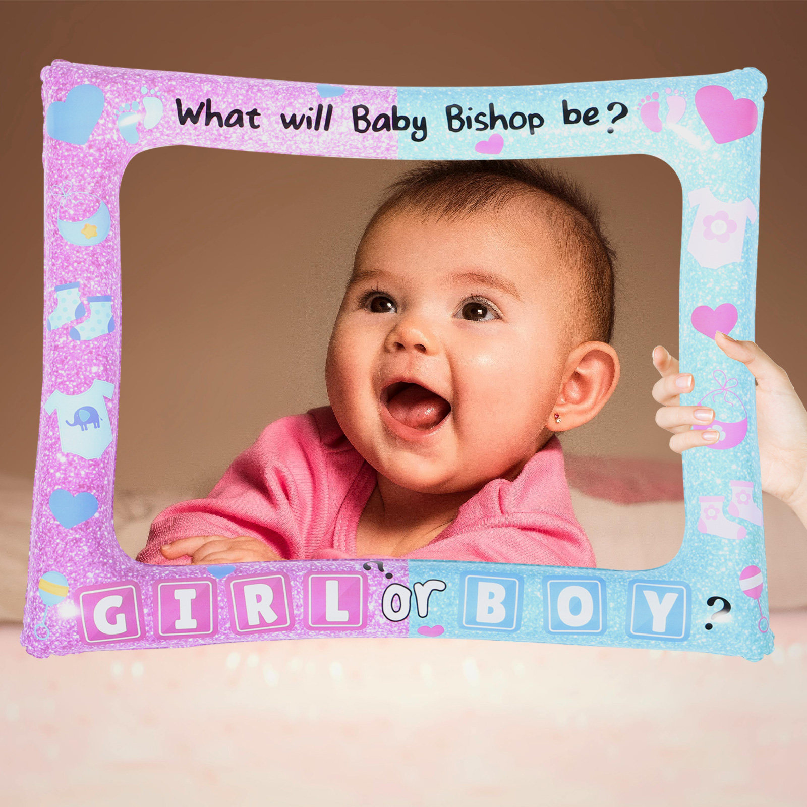 Baby Gender Reveal Fotohokje F - Photo Booth Frame recensie en prijs