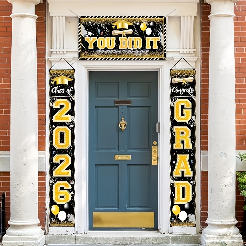 2D 3 Stuks 2026 Afstudeer Bann - Party Banner Gold recensie en prijs
