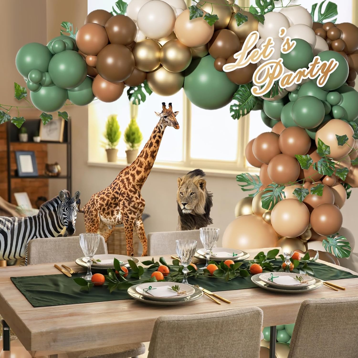 125 stuks saliegroen bruin bal - Balloon Arch Kit recensie en prijs