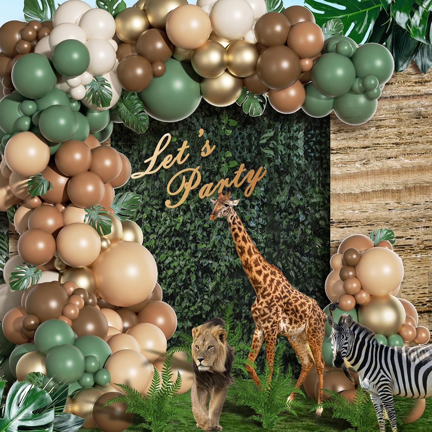 125 stuks saliegroen bruin bal - Balloon Arch Kit recensie en prijs
