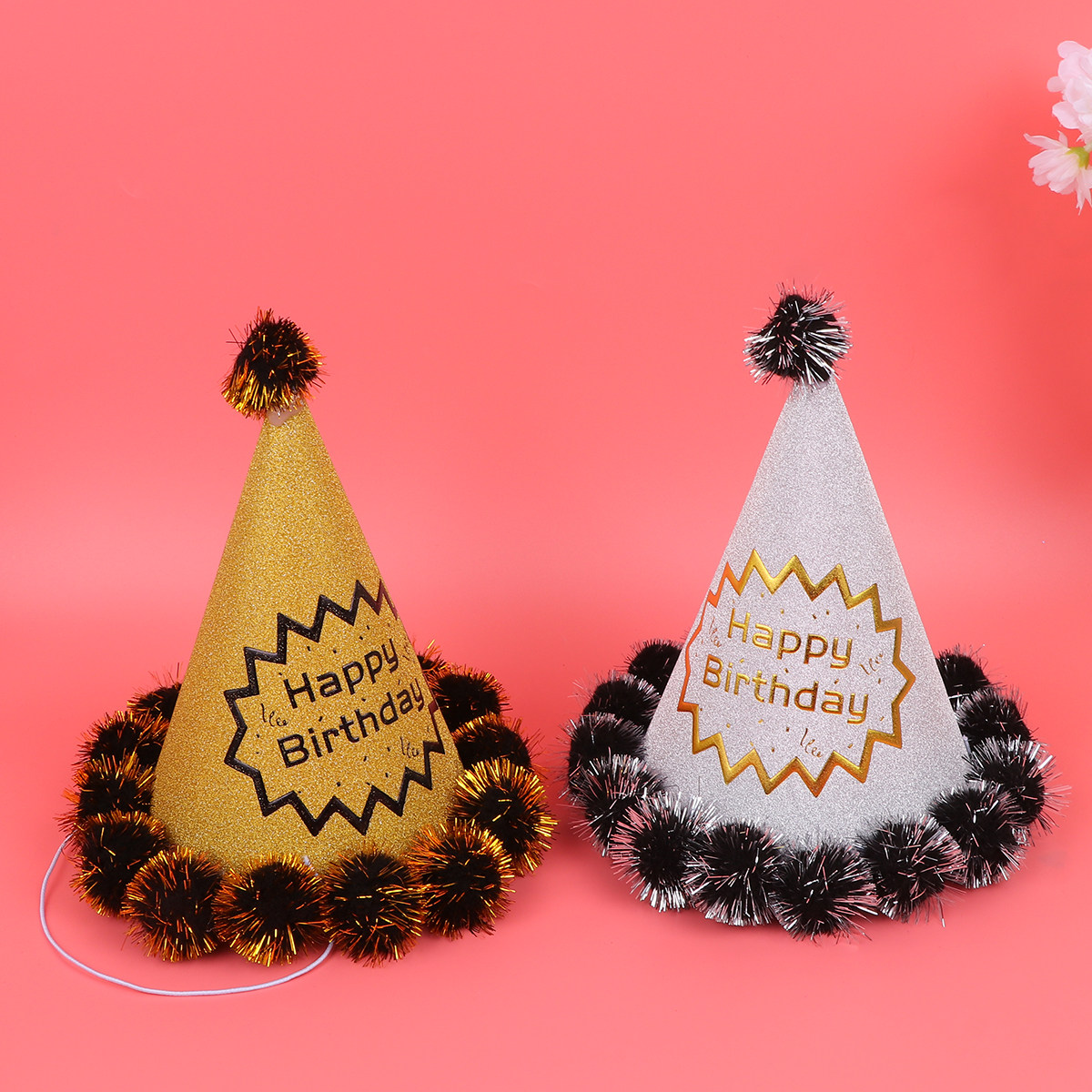 4 stuks glitter verjaardagshoe - Party Hat Cone recensie en prijs