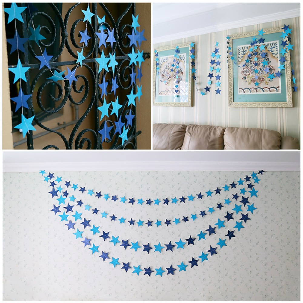 Spiegelende Metallic Sterren G - Party Banner Gold recensie en prijs