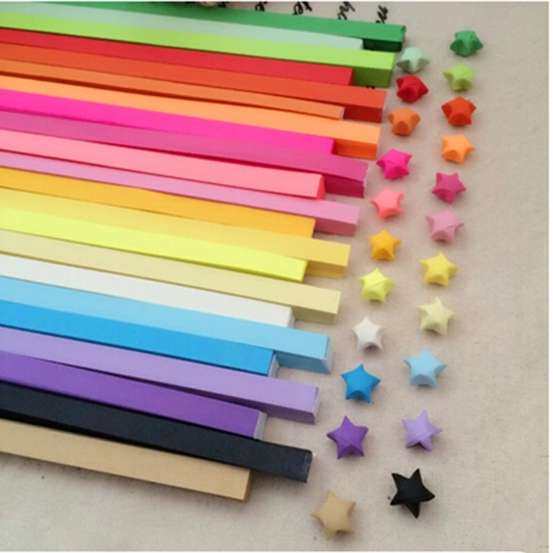 27 kleuren dubbelzijdig origam - Papercraft Supply Ribbon recensie en prijs
